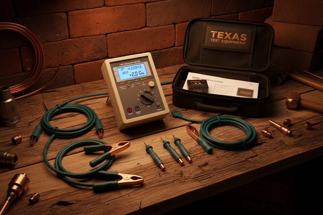 Full kit with meter, silicone leads, and alligator clips